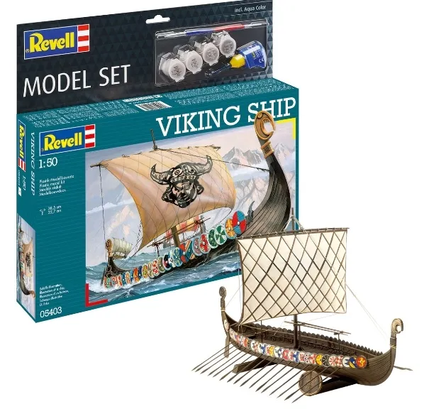 model-set-viking-ship