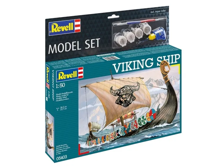 model-set-viking-ship-skala-pozostale