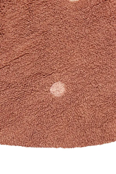 dywan-round-dot-chestnut-140cm-grubosc-14-mm