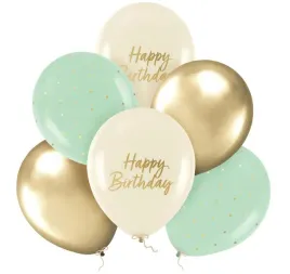 balony-happy-birthday-zielone-bezowe-i-zlote-12-6szt