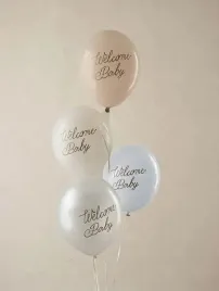 balon-30-cm-welcome-baby-mix-niebieski-6szt