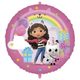 balon-foliowy-urodzinowy-okragly-rozowy-koci-domek-gabi-46cm