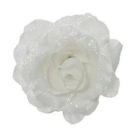 sztuczna-roza-glowka-kwiat-na-klipsie-biala-brokatowa-dekoracyjna-12cm