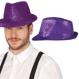 kapelusz-gangsterski-mafia-z-cekinami-fioletowy-przebranie-disco