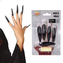 dlugie-sztuczne-paznokcie-tipsy-szpony-czarne-wiedzma-czarownica-halloween