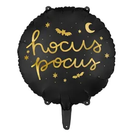 balon-foliowy-okragly-czarny-zloty-hocus-pocus-na-halloween-45cm