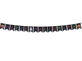 girlanda-baner-czarne-flagi-kolorowy-napis-happy-halloween-duch-dynia