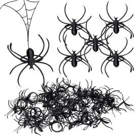 pajaki-pajaczki-dekoracyjne-czarne-sztuczne-ozdobne-halloween-5-sztuk