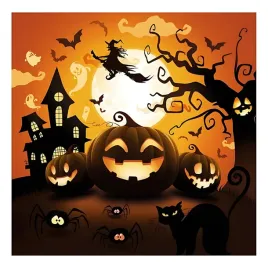 serwetki-papierowe-pomaranczowe-czarne-dynia-kot-duchy-halloween-33cm-12szt