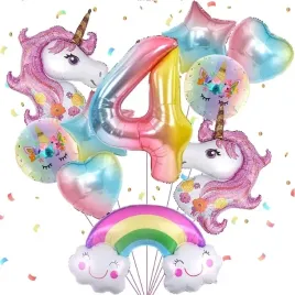 balony-na-4-urodziny-jednorozec-zestaw-10-balonow-foliowych-cyfra-4-70cm