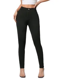 shein-czarne-proste-spodnie-damskie-z-guzikiem-petite-xs-1la