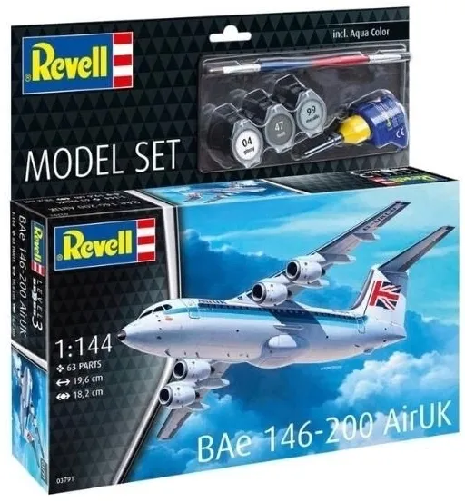 model-set-bae-146-200-airuk-marka-revell-skala-skala-1-144
