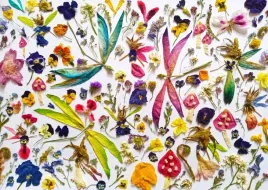 puzzle-1000-kwiaty-i-wazki