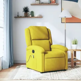 vidaxl-rozkladany-fotel-masujacy-zolty-obity-aksamitem