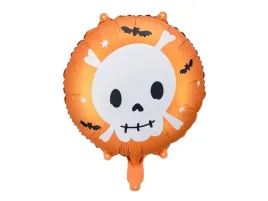 balon-foliowy-pomaranczowy-czaszka-czacha-halloween-45cm