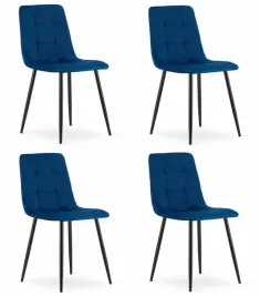 krzesla-kara-granatowe-welurowe-zestaw-4-szt