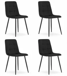 krzesla-kara-z-czarnego-weluru-4-szt