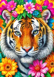 puzzle-1000-paski-i-kwiaty