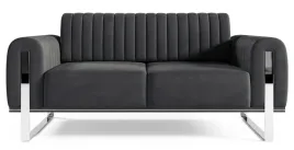 sofa-dwuosobowa-parissa-ciemnoszara-welur-nogi-chrom