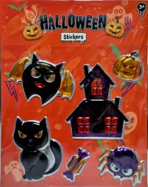 naklejki-halloween-3d-6-szt-dynia-duch-nietoperz-kot-dekoracje