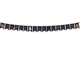 girlanda-baner-czarne-flagi-kolorowy-napis-happy-halloween-duch-dynia