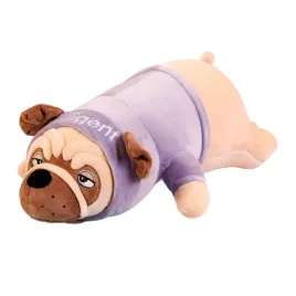 maskotka-poduszka-przytulanka-pies-mops-buldog-fioletowy-sweterek-55-cm