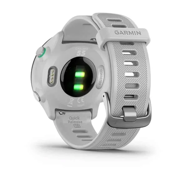 2x-smartwatch-garmin-forerunner-55-bialy-material-paska-tworzywo-sztuczne