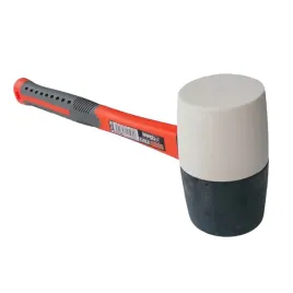2x-richmann-mlotek-gumowy-115-trzonek-fiberglass-bialo-czarny-c2612