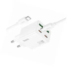 2x-biala-ladowarka-cztery-porty-usb-c-30w-hoco-do-samsung-galaxy-s23