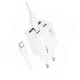 2x-biala-ladowarka-cztery-porty-usb-c-30w-hoco-do-samsung-galaxy-a23-5g