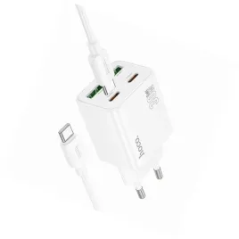 2x-ladowarka-hoco-n56-30w-4-wejscia-usb-c-biala-do-samsung-galaxy-a33-5g
