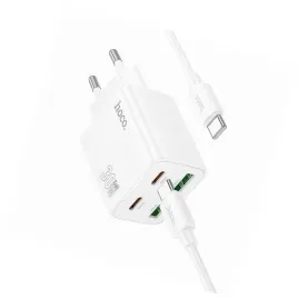 2x-ladowarka-hoco-n56-30w-4-wejscia-usb-c-biala-do-samsung-galaxy-a37-5g