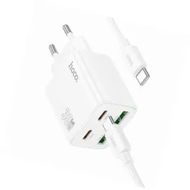 2x-biala-ladowarka-cztery-porty-usb-c-30w-hoco-do-samsung-galaxy-a54-5g