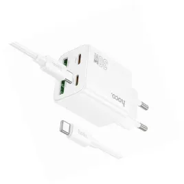 2x-biala-ladowarka-cztery-porty-usb-c-30w-hoco-do-oppo-a6-pro-5g