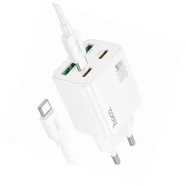 2x-biala-ladowarka-cztery-porty-usb-c-30w-hoco-do-samsung-galaxy-a36-5g