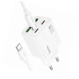 2x-biala-ladowarka-cztery-porty-usb-c-30w-hoco-do-motorola-edge-70