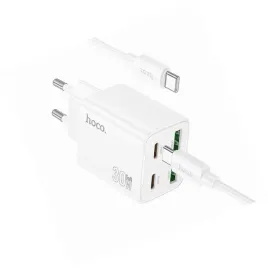 2x-biala-ladowarka-cztery-porty-usb-c-30w-hoco-do-xiaomi-17t