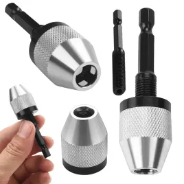 2x-uchwyt-wiertarski-samozaciskowy-bezkluczykowy-0-3-6-5mm-adapter-kraftandde