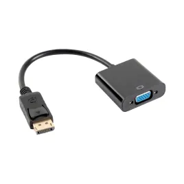 2x-lanberg-adapter-displayport-vga-m-f-20cm-czarny