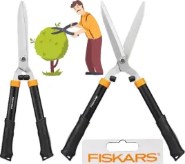 2x-fiskars-nozyce-sekator-nozycowy-do-zywoplotu-galezi-krzewow-hs21-orygina