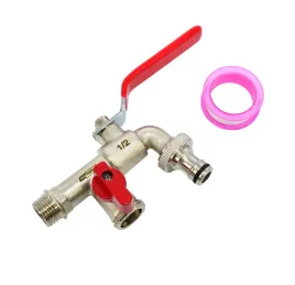 2x-awtools-kran-ogrodowy-mosiadz-niklowany-podwojny-1-2-gwint-zewnetrzny-2