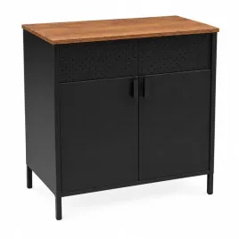 komoda-loft-czarna-metalowa-80x40x84cm-z-drzwiami-rustykalny-blat-do-salonu
