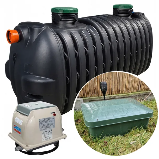 Oczyszczalnia Biologiczna Ścieków OPTIMAX 6 | dla 5-6 Osób | SBR | 4000L |