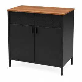 komoda-loft-czarna-metalowa-80x40x84cm-z-drzwiami-rustykalny-blat-do-salonu