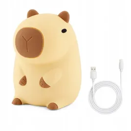 lampka-nocna-led-dla-dzieci-kapibara-silikonowa-miekka-dotykowa-usb-prezent