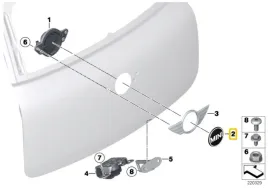 2x-oe-mini-emblemat-pokrywy-bagaznika-mini-r60-r61-51149811724