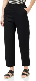 sisley-czarne-eleganckie-spodnie-proste-sredni-stan-bawelna-44-7aa