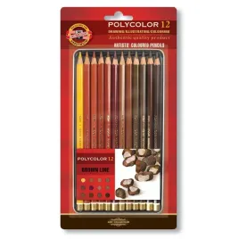 kredki-olowkowe-polycolor-w-brazowych-odcieniach-12-kolorow-koh-i-noor