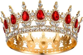 korona-tiara-krolowej-czerwone-kamienie-prezenty-urodzinowe-bal-slubne