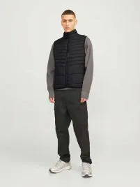 jackandjones-czarna-pikowana-kamizelka-casual-z-zamkiem-xs-7aa